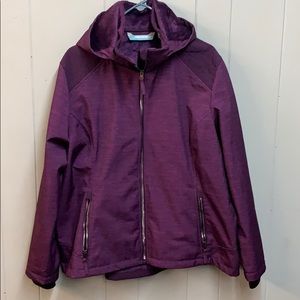 Free Country Fleece Lined Knit Jacket